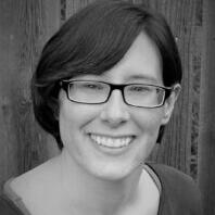 Grayscale photo of the author.